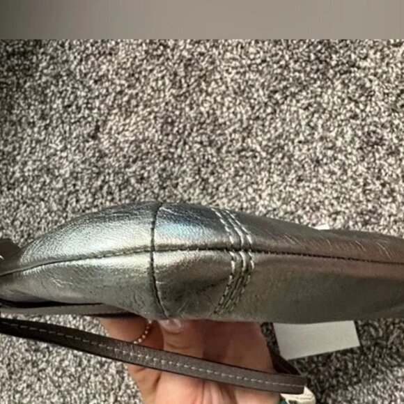 Coach Stylish Metallic Champaign Wristlet NWT - Picture 4 of 16